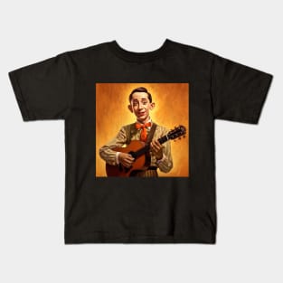 pee wee herman played on guitar Kids T-Shirt
